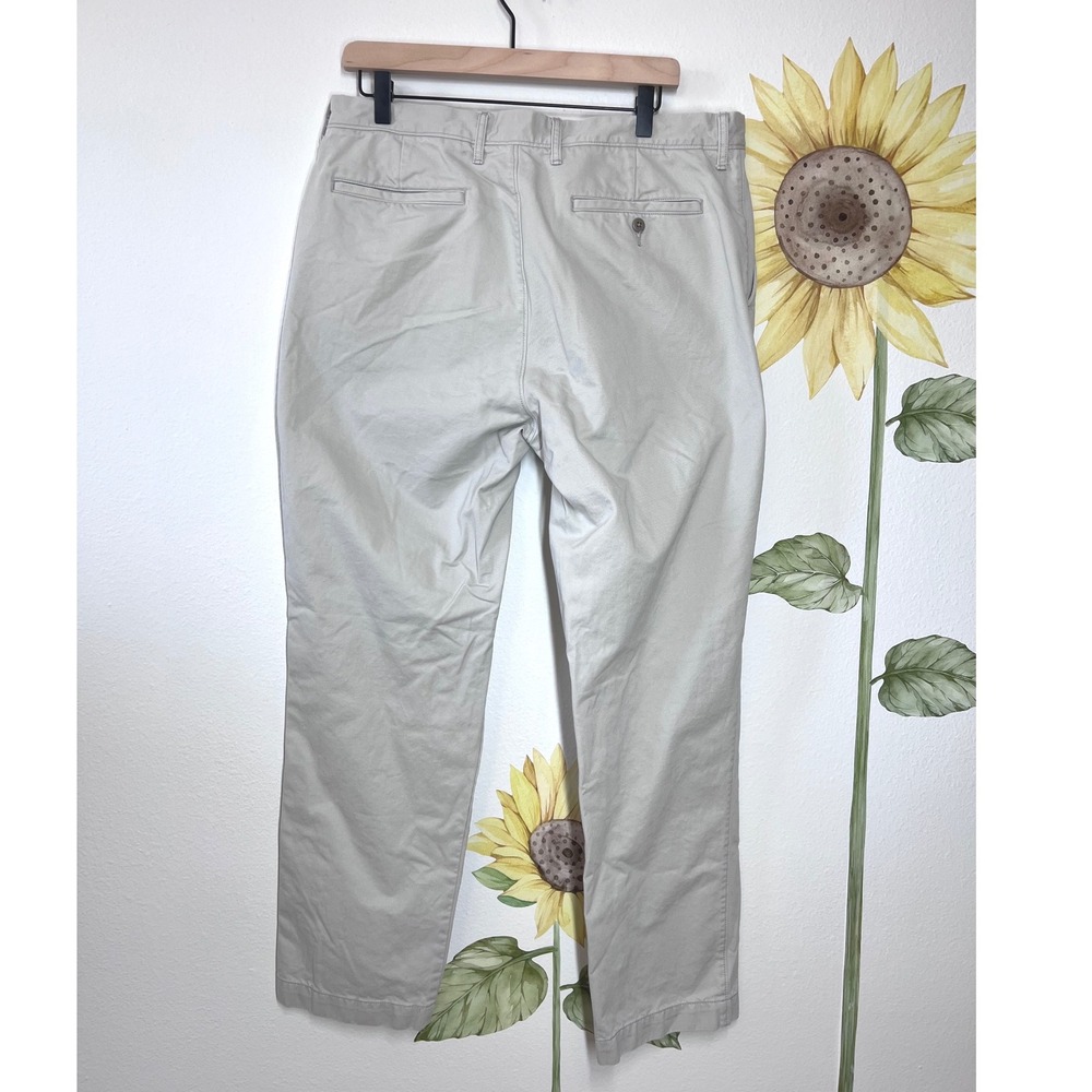 J.Crew Broken-In Straight Chino Pants Mens‎ 36x30 Gray Cotton Twill Trousers - Picture 4 of 9